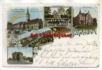 Świdnica - Schweidnitz - Litografia 1900r