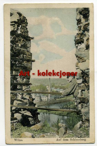 Wilno - Widok na miasto - Żołnierze