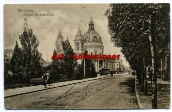 Warszawa - Kościół Św. Aleksandra - Trenkler