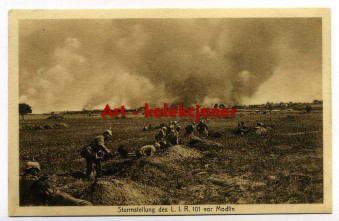 Modlin - Żołnierze na polu bitwy