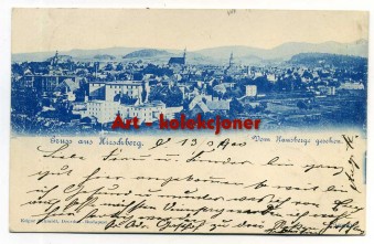 Jelenia Góra - Hirschberg - Panorama - Gruss