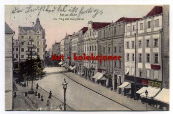 Świdnica - Schweidnitz - Rynek - Burgstrasse