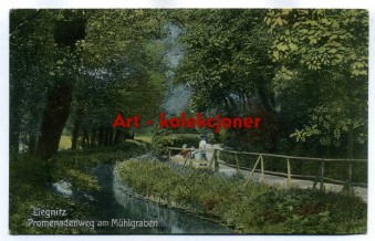 Legnica - Liegnitz - Promenada - Muhlgraben