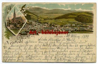 Nowa Ruda - Neurode - Litografia 1899 rok