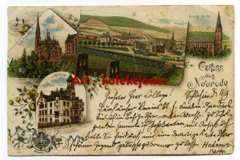 Nowa Ruda - Neurode - Litografia 1897r.