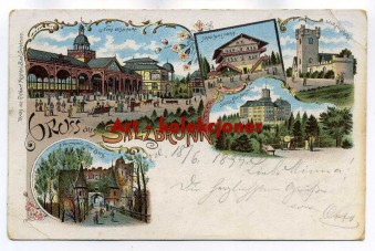 Szczawno Zdrój - Bad Salzbrunn - Elisenhalle - Książ