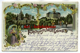 Książ - Furstenstein - Litografia