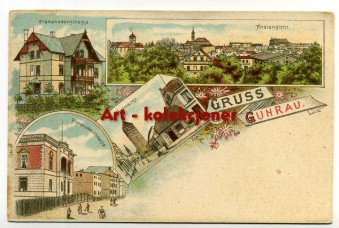 Góra - Guhrau - Litografia