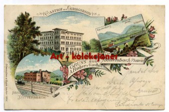 Wałbrzych - Podgórze - Dittersbach - Litografia