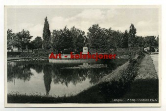 Głogów - Glogau - Friedrich Platz - Pomnik