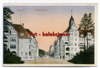 Głogów - Glogau - Wingenstrasse - Kamienice