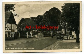 Ustka - Stolpmunde - Kirchplatz - Fotograficzna