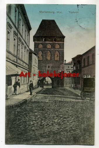 Malbork - Marienburg - Uliczka - Kamienice