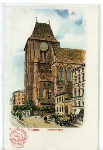 Toruń - Thorn - Kościół - Malarska