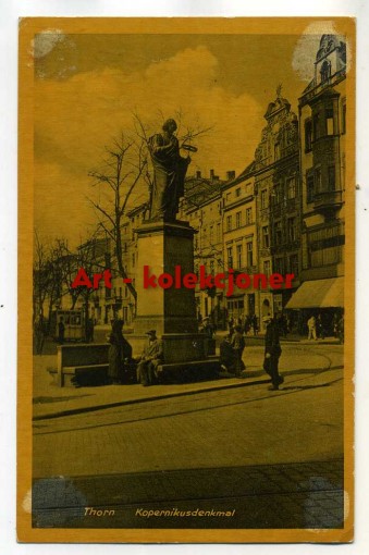 Toruń - Thorn - Pomnik - Kamienice