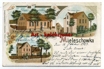 Mieleszówka gm. Doruchów - Gospoda - Litografia
