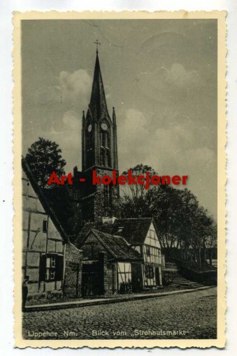 Lipiany - Lippehne - Widok na kościół