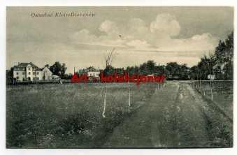 Dziwnówek - Klein Dievenow - Widok na kamienice