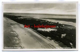 Dziwnów - Dievenow - Widok lotniczy