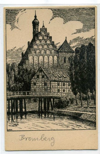 Bydgoszcz - Bromberg - Kościół - Graficzna