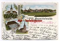 Międzybórz - Neumittelwalde - Litografia