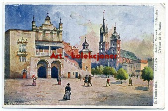 Kraków - Kościół Mariacki - Sukiennice